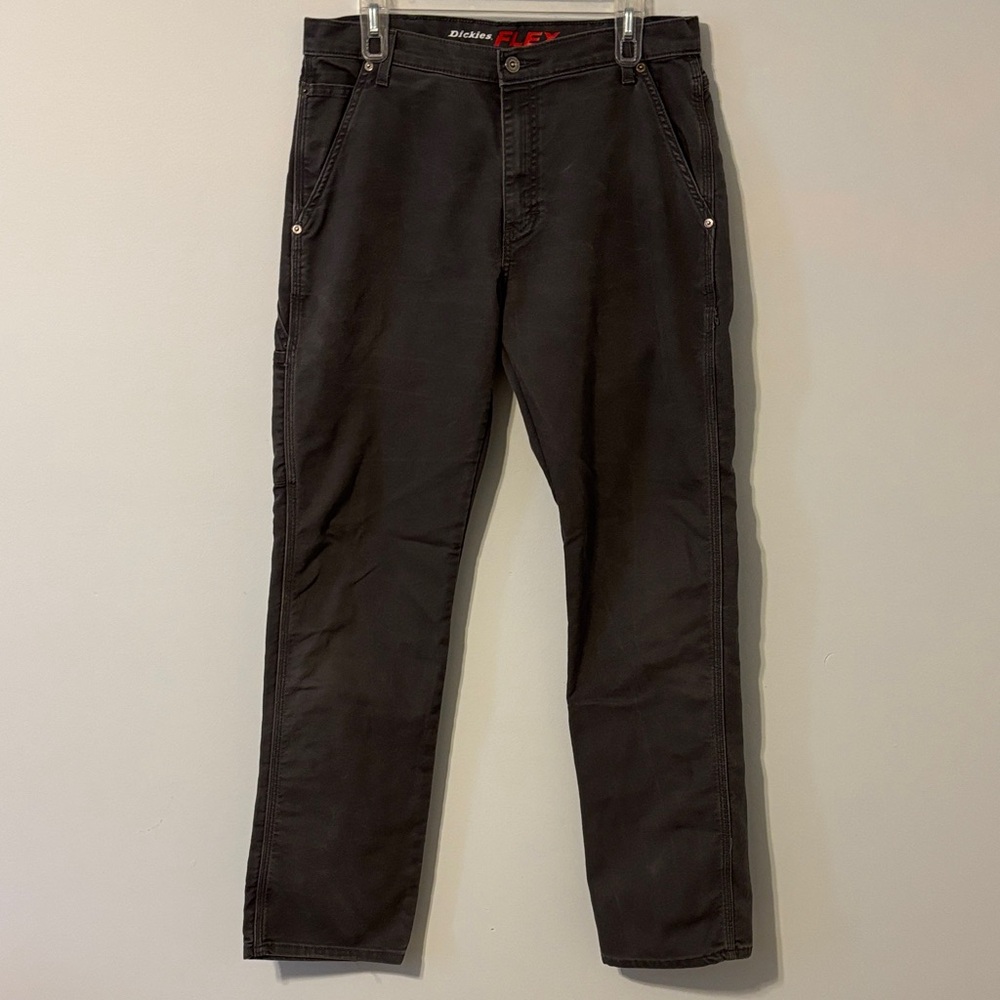 Dickies Charcoal Flex Trousers - Picture 2 of 11